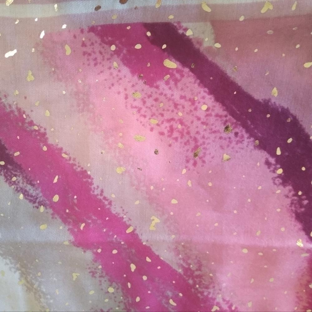 Abstract Pattern Scarf In Pink - Picture 7 of 10